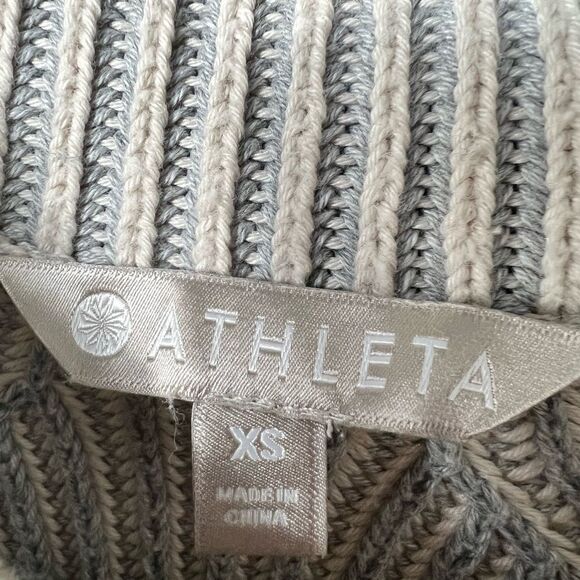 Athleta Ribbed Pointelle Rockland Mock Neck Sweater - Picture 4 of 9